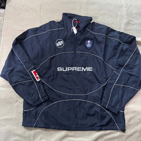 Reflective Piping Pullover Supreme Reflective Piping Pullover Navy